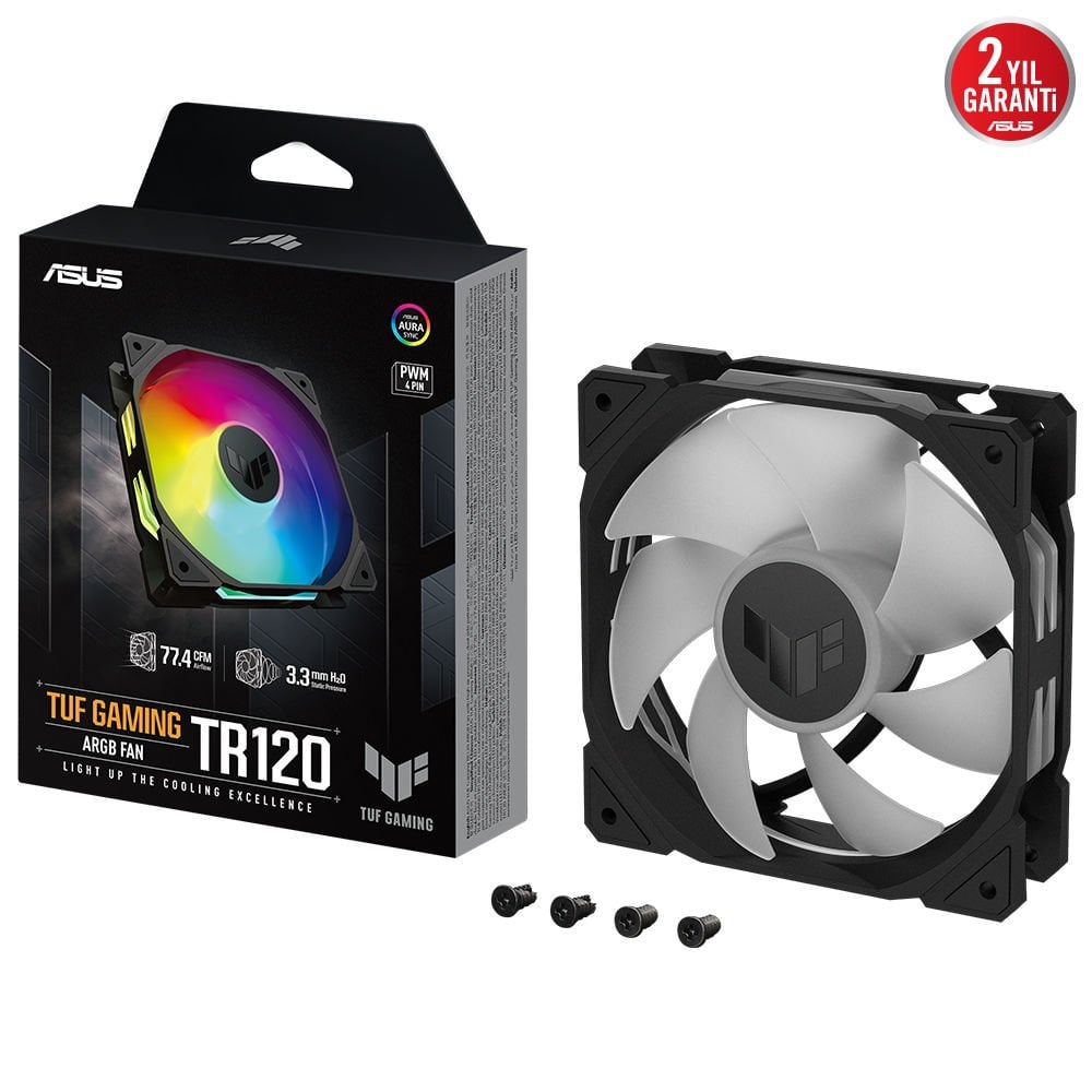 ASUS TUF TR120 120MM ARGB SIYAH KASA FANI