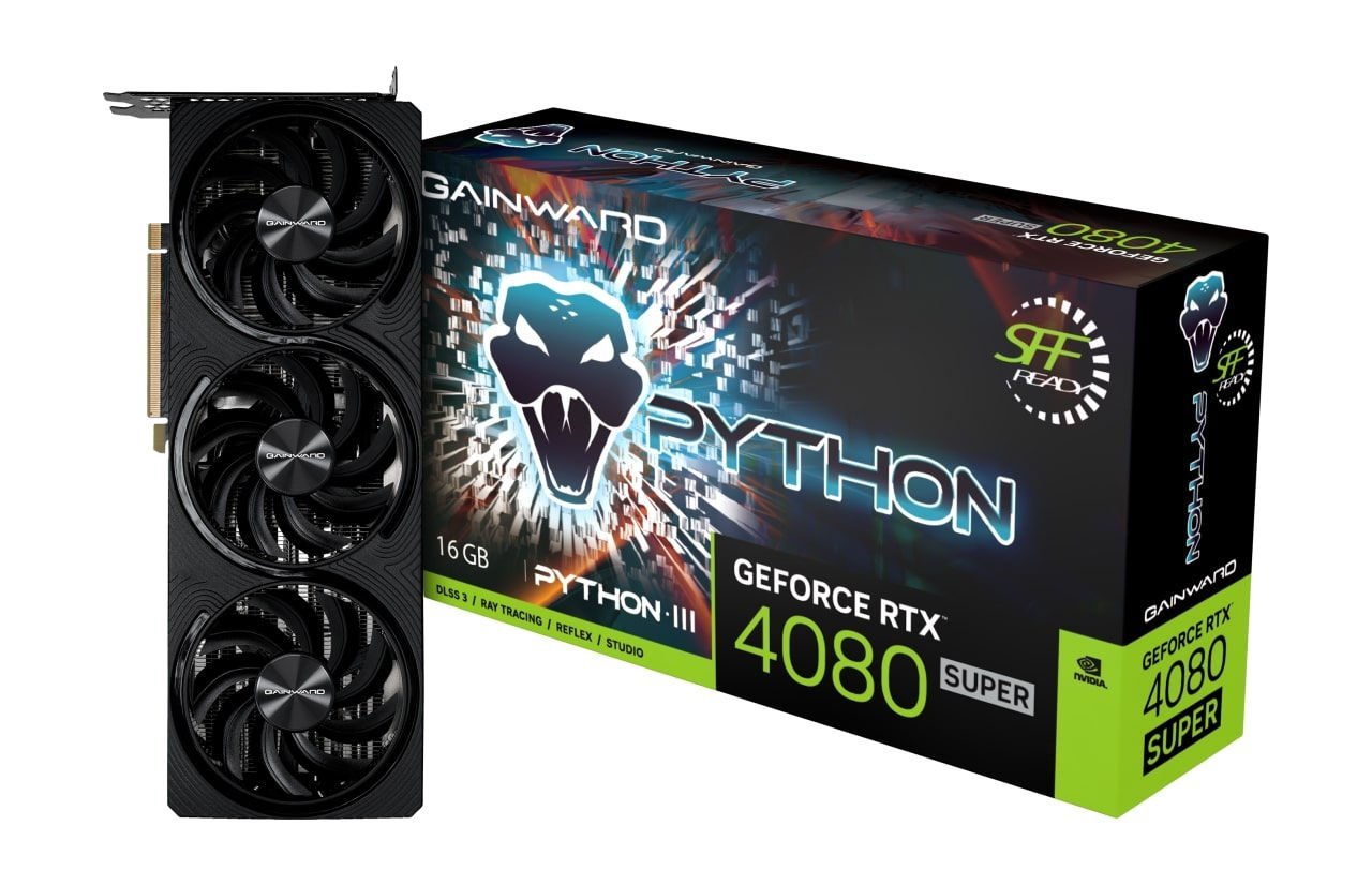 GAINWARD RTX4080 SUPER PYTHON III OC 16GB GDDR6X 256bit