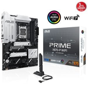 ASUS PRIME X870-P WIFI AMD X870 SOKET AM5 DDR5 800