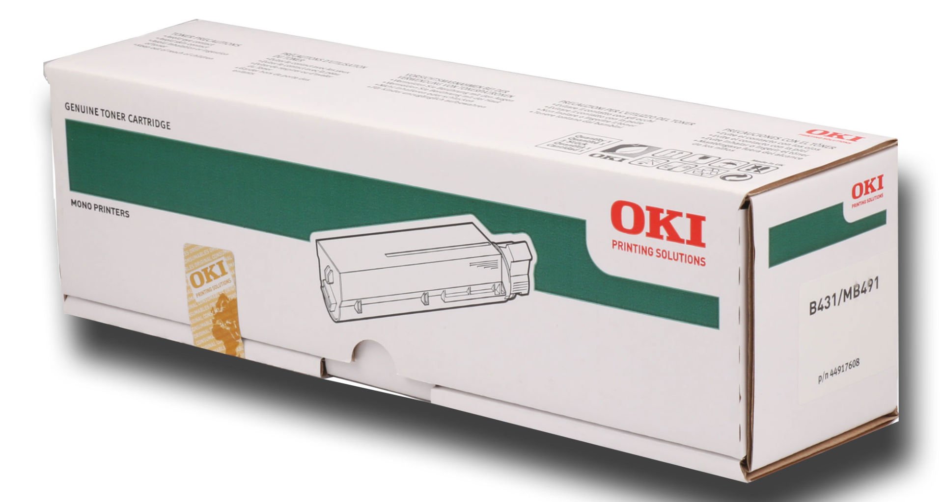 Oki B431-461-471-491 7bin Sayfa Toner 44574802