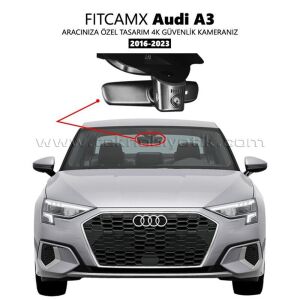 FitCamX - Audi A3,S3,RS3 Modele Özel 4K Araç Kamerası (2016-2023))(FT-HY7708-A3)