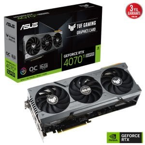 ASUS TUF-RTX4070TIS-O16G-GAMING 16GB GDDR6X DLSS3 HDMI DP 256BİT