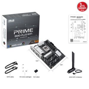 ASUS PRIME B840-PLUS WIFI AMD  DDR5 mATX ANAKART