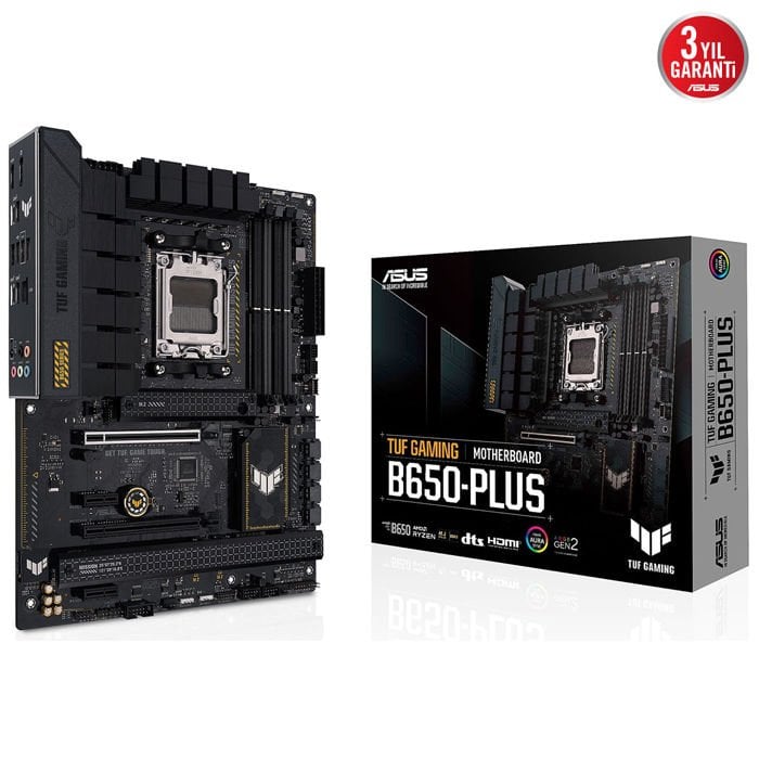 ASUS TUF GAMING B650-PLUS DDR5 6400MHz+(OC) DP HDMI M.2 ATX AM5