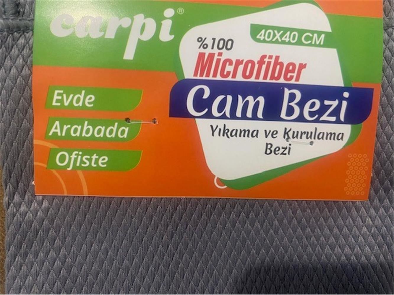 Carpi Mikrofiber (2420129) Cam Temizleme Bezi 40X40cm