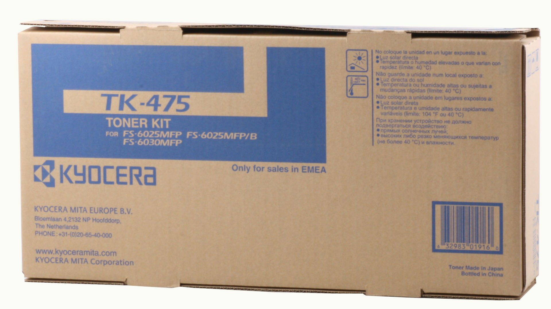 Kyocera TK-475 Orjinal Fotokopi Toneri FS-6025-6030-6525-6530 15.000 Sayfa